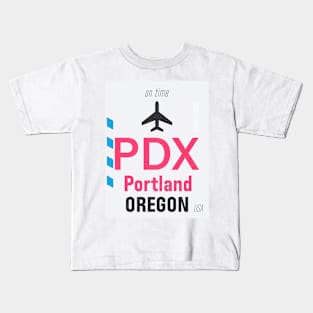 Portland Oregon airport Kids T-Shirt